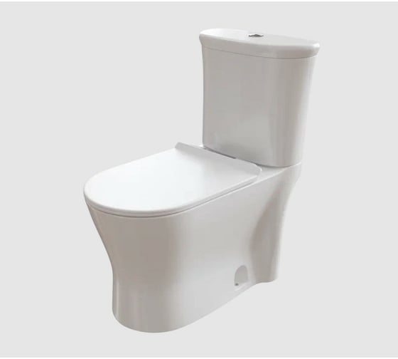 Чаша унитаза Ekokerama ELEGANTE универсальный выпуск, сиденье дюропласт soft close, белый 422ELEGANTE чаша