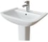Раковина Ekokerama TOCATTA 620x455 мм, глазурь, белый (касабланка) EK115Р 1