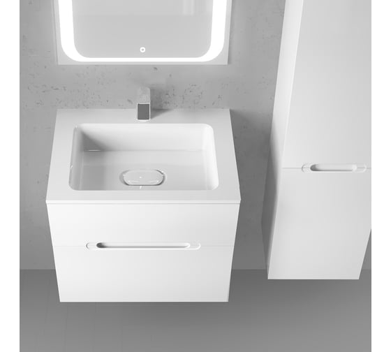 Раковина из литьевого мрамора Taliente Modul 65 см 4627173210423