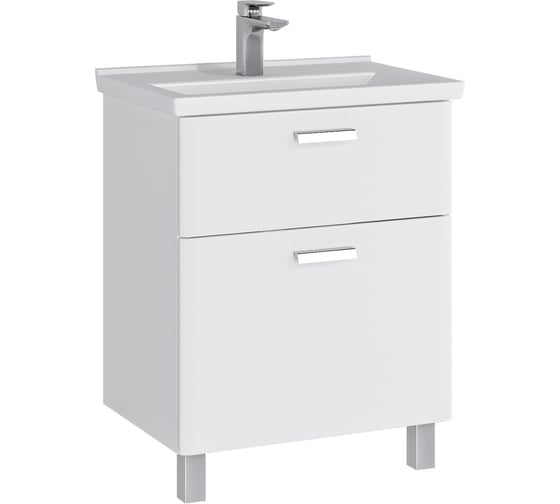 Комплект Sanstar напольная тумба Gretta 60 с раковиной Фест 60 330.1-1.5.1.КФЕС