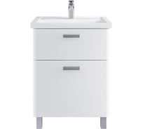 Комплект Sanstar напольная тумба Gretta 60 с раковиной Фостер 60 330.1-1.5.1.КФОС