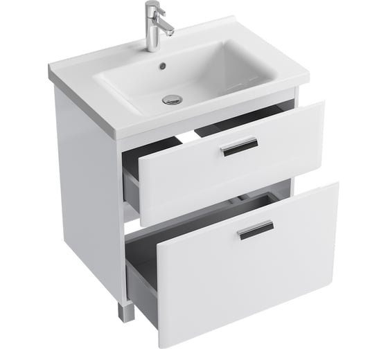 Комплект Sanstar напольная тумба Gretta 70 с раковиной Миранда 70 331.1-1.5.1.КМИР