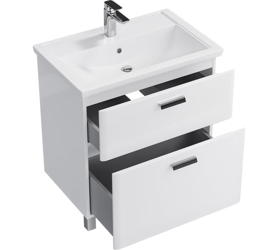 Комплект Sanstar напольная тумба Gretta 70 с раковиной Фостер 70 331.1-1.5.1.КФОС