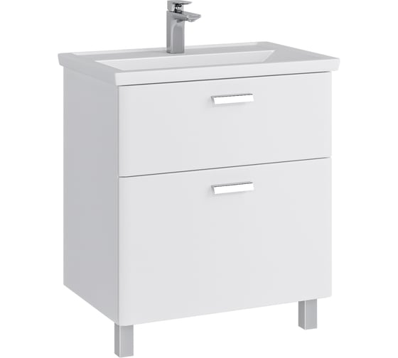 Комплект Sanstar напольная тумба Gretta 70 с раковиной Фостер 70 331.1-1.5.1.КФОС