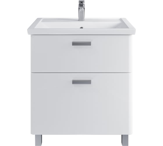 Комплект Sanstar напольная тумба Gretta 70 с раковиной Фостер 70 331.1-1.5.1.КФОС