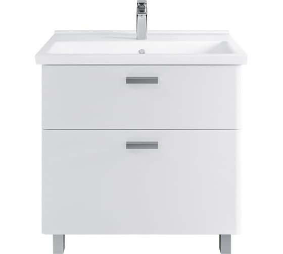 Комплект Sanstar напольная тумба Gretta 80 с раковиной Миранда 80 332.1-1.5.1.КМИР 1
