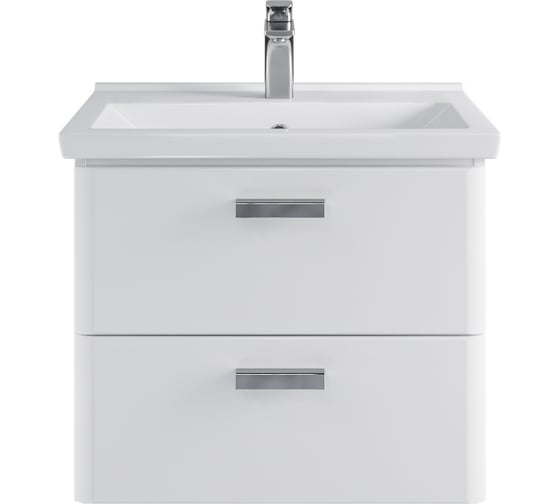 Комплект Sanstar подвесная тумба Gretta 60 с раковиной Фест 60 327.1-1.5.1.КФЕС