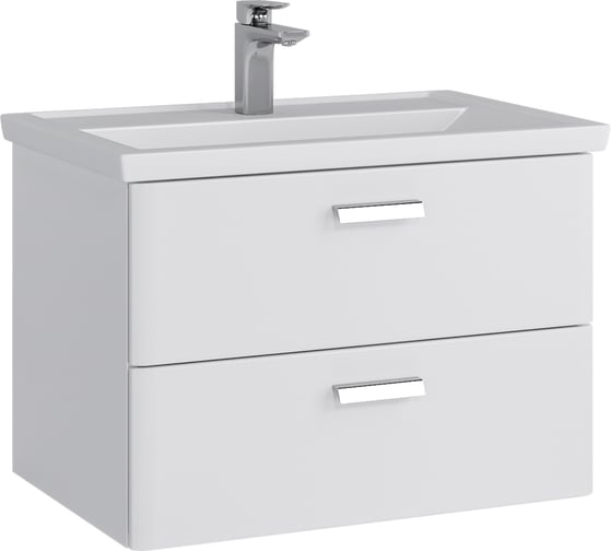 Комплект Sanstar подвесная тумба Gretta 70 с раковиной Фостер 70 328.1-1.5.1.КФОС
