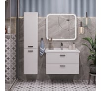 Комплект Sanstar подвесная тумба Gretta 80 с раковиной Фест 80 329.1-1.5.1.КФЕС