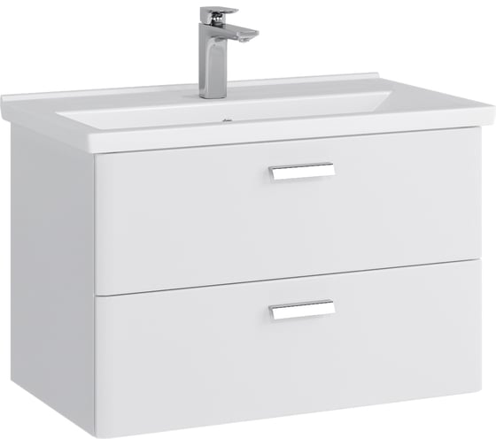 Комплект Sanstar подвесная тумба Gretta 80 с раковиной Фест 80 329.1-1.5.1.КФЕС