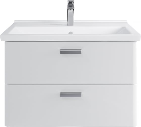 Комплект Sanstar подвесная тумба Gretta 80 с раковиной Миранда 80 329.1-1.5.1.КМИР