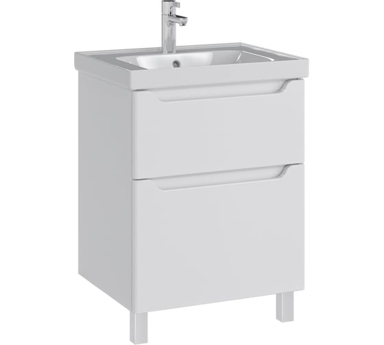 Комплект Sanstar напольная тумба Lanciano 60 с раковиной Грейс 60 303.1-1.5.1.К