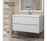 Подвесная тумба с раковиной uperwood Tanos 100 см, белая 291020229 2