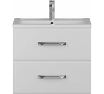 Подвесная тумба с раковиной uperwood Foster 60 см, белая 291020529