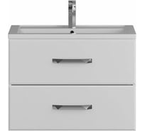 Подвесная тумба с раковиной uperwood Foster 70 см, белая 291020530