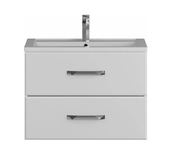 Подвесная тумба с раковиной uperwood Foster 70 см, белая 291020530 1