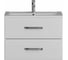 Подвесная тумба с раковиной uperwood Foster 70 см, белая 291020530 1