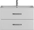 Подвесная тумба с раковиной uperwood Foster 80 см, белая 291020531 9