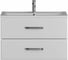 Подвесная тумба с раковиной uperwood Foster 80 см, белая 291020531 1