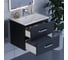 Подвесная тумба с раковиной uperwood Foster 60 см, черная 291020534 3