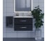 Подвесная тумба с раковиной uperwood Foster 70 см, черная 291020535 3