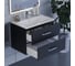 Подвесная тумба с раковиной uperwood Foster 70 см, черная 291020535 5