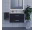 Подвесная тумба с раковиной uperwood Foster 80 см, черная 291020536 4
