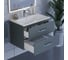 Подвесная тумба с раковиной uperwood Foster 70 см, серый графит 291020540 9