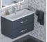 Подвесная тумба с раковиной uperwood Foster 80 см, серый графит 291020541 2