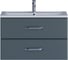 Подвесная тумба с раковиной uperwood Foster 80 см, серый графит 291020541 9