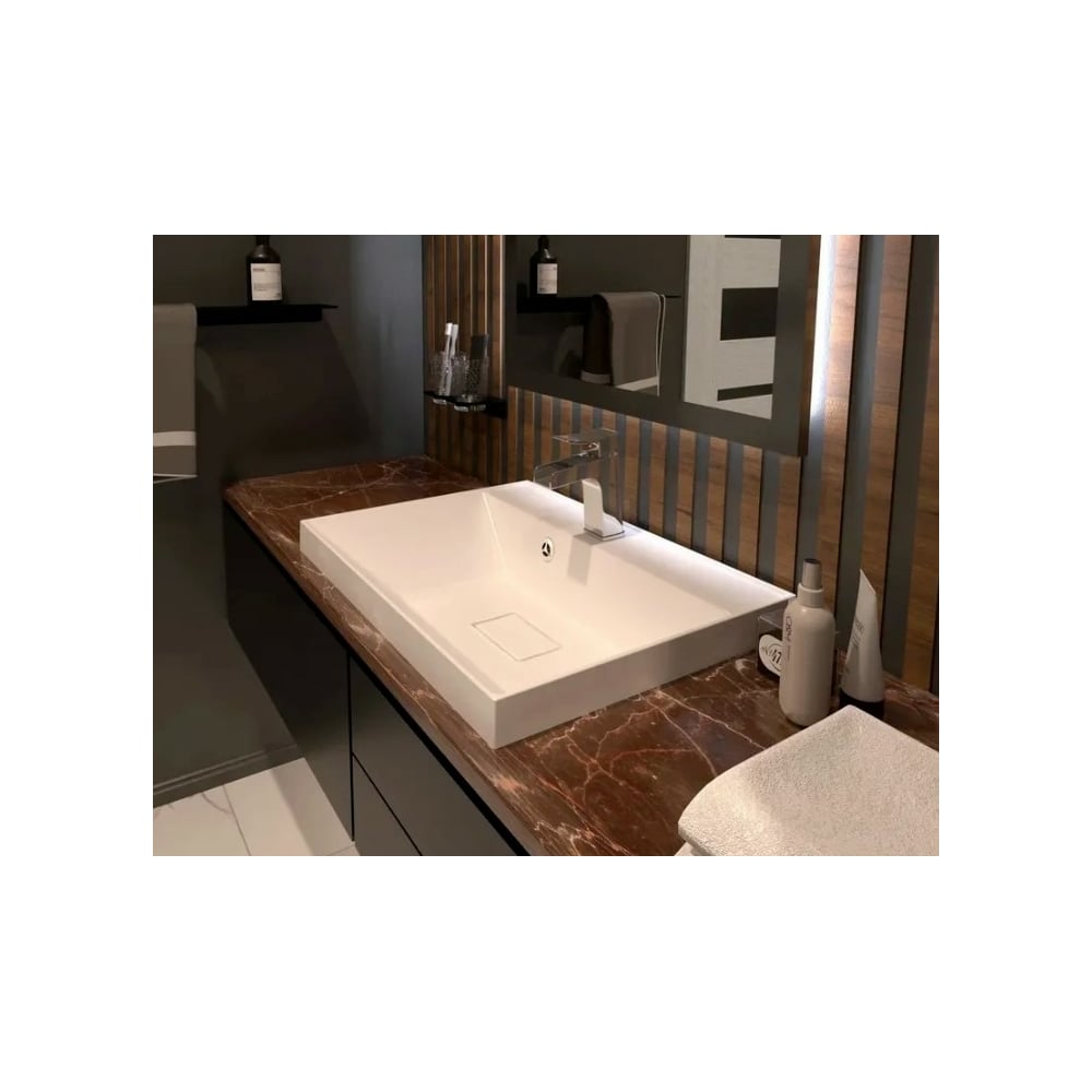 Раковина для ванной Uperwood Classic New 60 см, с декоративной крышкой ...