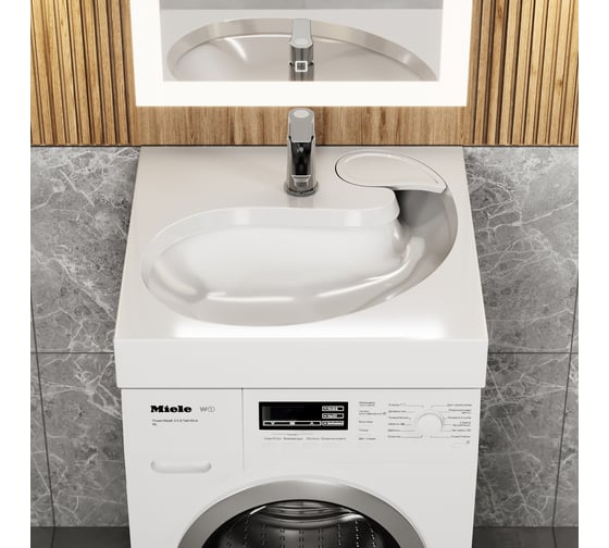 Раковина для ванной над стиральной машиной Uperwood Comforty 60x60 см 291021038