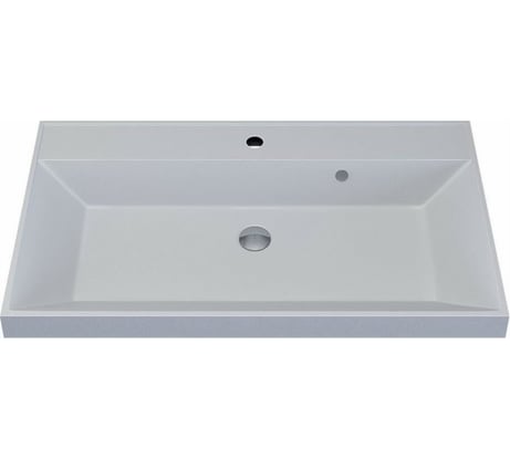 Кварцевая раковина для ванной комнаты Uperwood Classic Quartz 80 см, белая матовая, жасмин 291030006