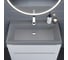 Кварцевая раковина для ванной комнаты Uperwood Classic Quartz 80 см, серая матовая, бетон 291030007 3