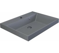 Кварцевая раковина для ванной комнаты Uperwood Classic Quartz 90 см, серая матовая, бетон 291030010