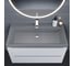 Кварцевая раковина для ванной комнаты Uperwood Classic Quartz 90 см, серая матовая, бетон 291030010 3