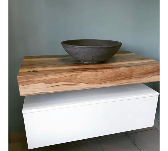 Накладная раковина uperwood Sfera бетон, цвет графит 291020213