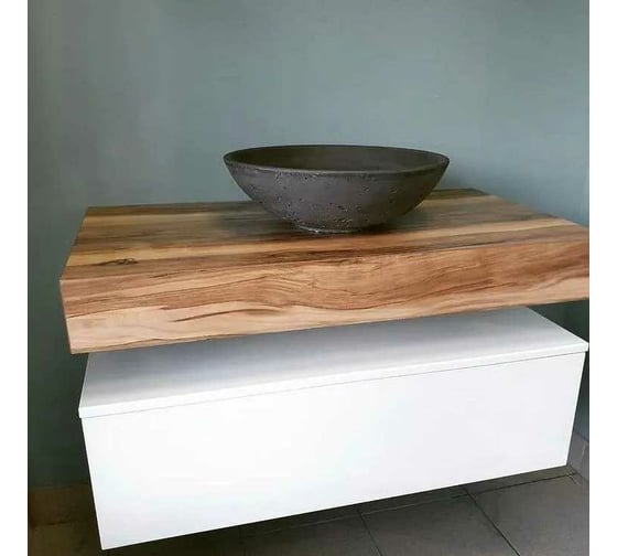 Накладная раковина uperwood Sfera бетон, цвет графит 291020213