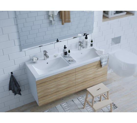 Раковина Marka One Duo 120 Polytitan У99050