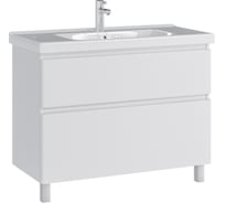 Комплект Sanstar напольная тумба Riana 100 с раковиной Гармония 100 310.1-1.5.1.К