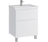 Комплект Sanstar напольная тумба Riana 60 с раковиной Миранда 60 301.1-1.5.1.КМИР 6