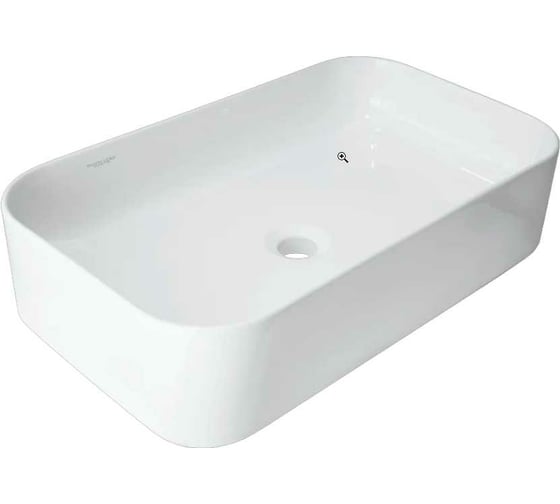 Накладной умывальник Sanita INFINITY SLIM 00000118326 WB.CT/Infinity/60-N.Slim/WHT.G/S1