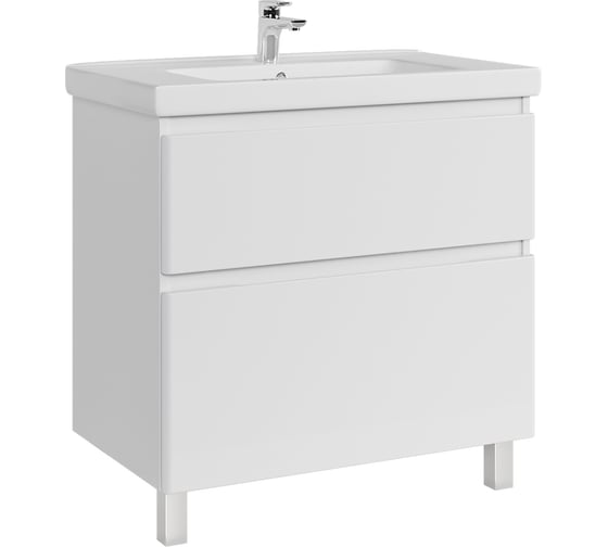 Комплект Sanstar напольная тумба Riana 80 с раковиной Гармония 80 302.1-1.5.1.К