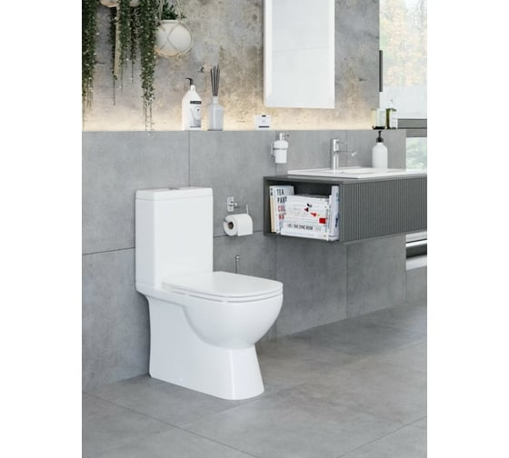 Унитаз-компакт Sanita QUADRO SL DM SLIM 00000093632