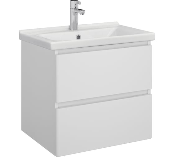 Комплект Sanstar подвесная тумба Riana 60 с раковиной Миранда 60 288.1-1.5.1.КМИР