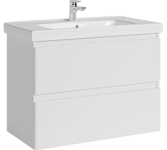 Комплект Sanstar подвесная тумба Riana 80 с раковиной Гармония 80 289.1-1.5.1.К