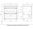 Комплект Sanstar подвесная тумба Адель 60 с раковиной Фест 60 171.1-1.4.1.КФЕС 8