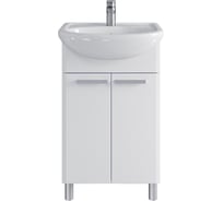 Комплект Sanstar напольная тумба Аура 50 с раковиной Уют 50 354.1-1.4.1.КУЮТ