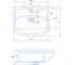 Комплект Sanstar напольная тумба Аура 50 с раковиной Уют 50 354.1-1.4.1.КУЮТ 8