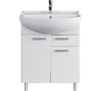 Комплект Sanstar напольная тумба Аура 70 с раковиной Амур 70 345.1-1.4.1.КАМУ
